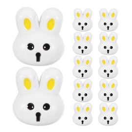 SEWACC 12pcs Rabbit Buttons, Bunny Buttons Animal Buttons Resin Crafts Buttons for Knitting Sewing Accessories
