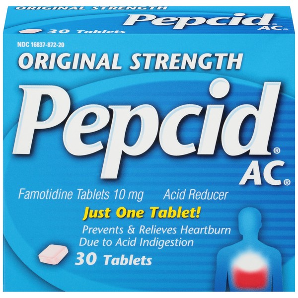 Pepcid Original Strength Tablets, 30 Count