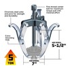 Powerbuilt Combo 2/3 Jaw Reversible Gear Puller Set, 6-Inch Reversible