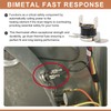 Powswopx WE4M137 Thermostat Hi-Limit for GE Dryer, Temperature Control up
