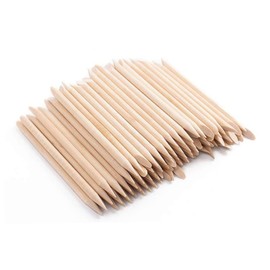 Wooden Orange Sticks Nail Cuticle Stick for Pusher Remover Manicure Art Pedicure Pedicure Tools 100PCS Orange Sticks Wood Cuticle Pusher Wooden Nail Cuticle Stick Orange Sticks for Nails