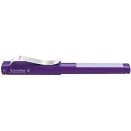 Schneider Schreibgeräte Basic Fountain, L, Blue, with Transpare Feathers: M Blauviolett