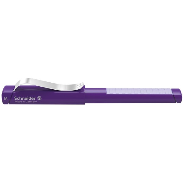 Schneider Schreibgeräte Basic Fountain, L, Blue, with Transpare Feathers: M