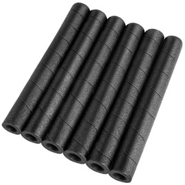 UCandy 6 Pack Pipe Insulation Foam Tube, 15.7" Black Foam Pipe Covers Multi-Purpose Soft Tubing for Outdoor Indoor Swimming Pool Handle Water Pipe AC Uint