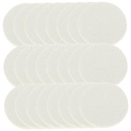 WOONEKY Essential Oil Diffuser Refill Pads - 100pcs Cotton Pads for Aromatherapy - for Diffuser Necklace - Car Vent Clips - and Home Use - Premium Replacement Pads - White