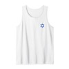 Israel flag, star of David, Judaism, support, solidarity Tank Top