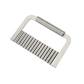 Potato Crinkle Chip Cutter Stainless Steel Wavy Chip Cutter Kitchen Cutting Tool