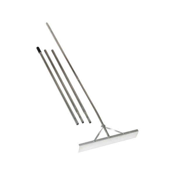 Seymour 96322 24" Snow Roof Rake, 16' 4-Section Extendable Handle