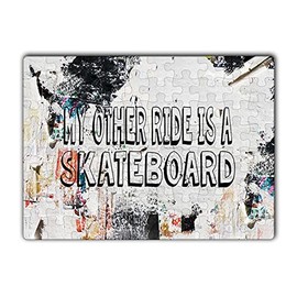 Makoroni - My Other Ride is A Skateboard - Jigsaw Puzzle 80 pcs, DesL26