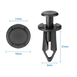 100PCS Nylon Body Fastener Rivets, Mudguard Clip Body Rivet Replacement Parts, Suitable for Multiple Models Such as ATV, UTV, Honda, etc