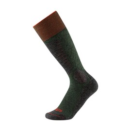 Gordini Women's Hardwick Heavyweight Winter Outdoor Over-The-Calf Sock, Black/Grey, Small