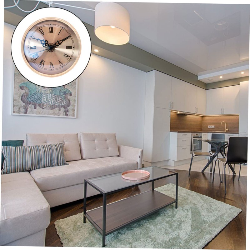 STOBAZA Antique Decor Retro Clock Silent Clock Roman Capitals Pointer