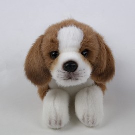 Teddys Rothenburg Beagle Cuddly Toy Dog Lying Down 28 cm Cuddly Toy