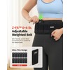 ZELUS Weighted Belt, 0-8 lb Z-Fit Adjustable Weighted Belt for