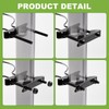 Bird Feeder for Railing Pole, Bird Feeding Station with Metal