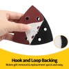 SPEEDWOX SPEEDWOX 50 Pcs Triangle Sanding Pads Hook and Loop