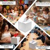 HYZYWON Scatola per votazioni, scatola per raccolta schede, urna per