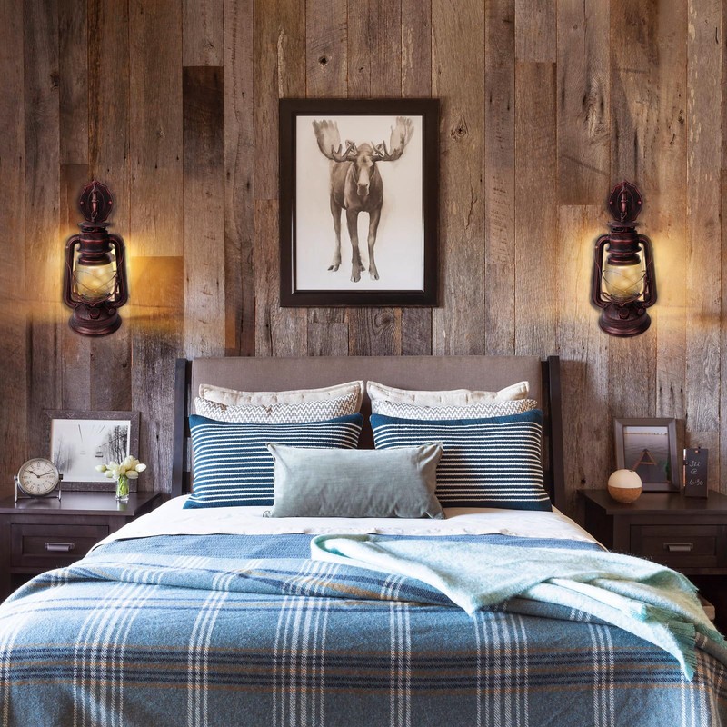 Outdoor Wall Lights, Rustic Wall Sconces, Porch Light with E26