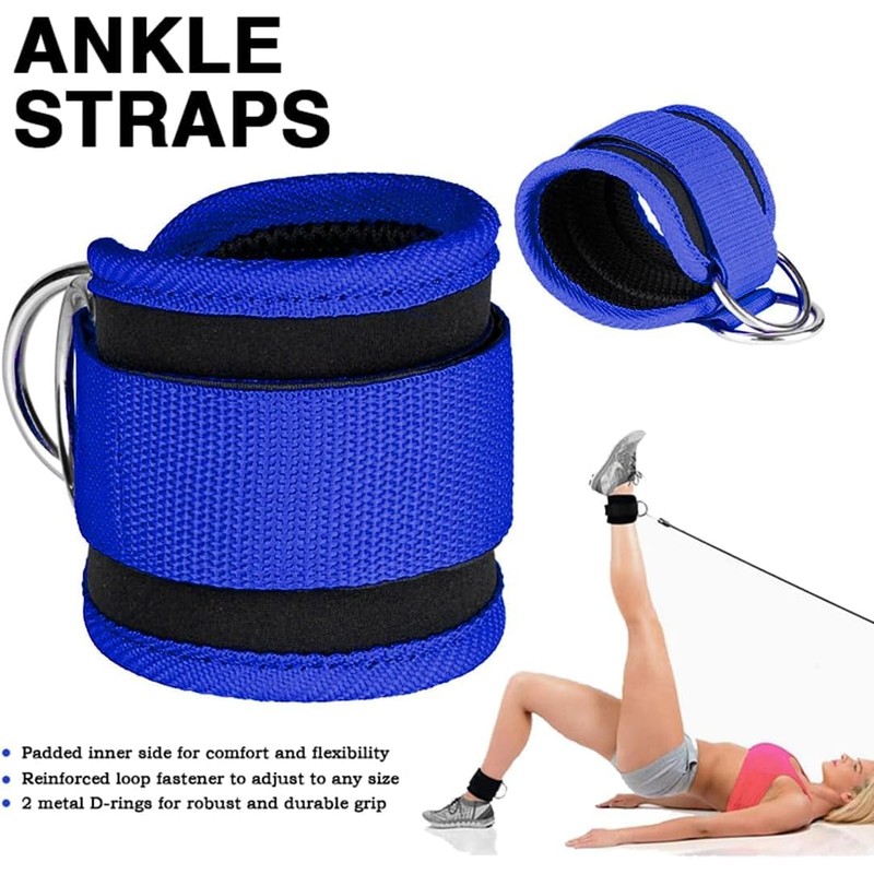 Ankle Strap Ankle Resistance Band Wrist Cuff Padded Strap Adjustable