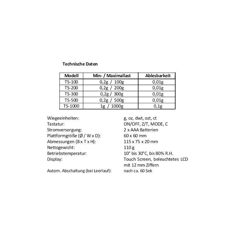 G&G Digital Pocket Scales