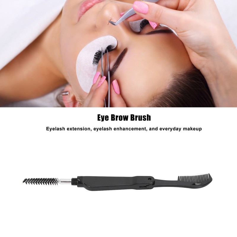 10Pcs Eyelash Brush Comb Mini 2 Use Portable Reusable Eyebrow