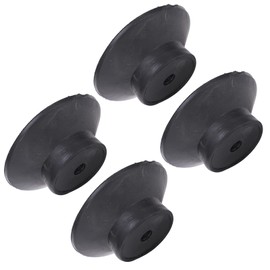 Hausfeld Compressor Rubber Foot, Rubber Compressor Feet, Accessories for Power Tool Parts, 4-Piece Shock Absorption Rubber Cushion for Vacuum Pumps, Oil-Free Accessories for Small