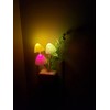 AUSAYE Sensor Led Night Light, Color Changing Plug-in LED Mushroom