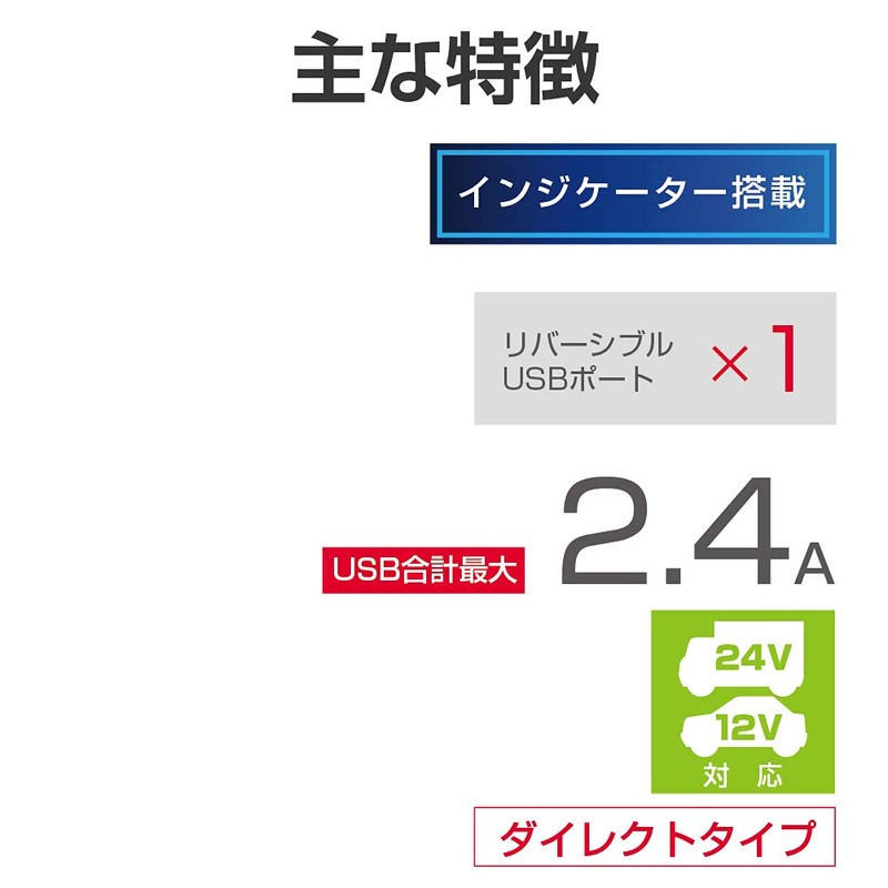 EXEA Car Charger EM-168 Compact USB Port, Black