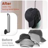 AQAREA Hat Holder Organizer Wall: Hat Storage Wall Rack -