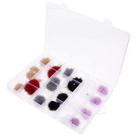 BIUDECO 1Box Detachable Fluffy Ball Nail Decors Adorable DIY Manicure Accessories for Women Durable and Convenient Nail Art Ornaments for Safe and Comfortable Experience