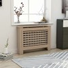 Mdf Radiator Cover 44.1 X 7.5 X 32.1 Inches Brown