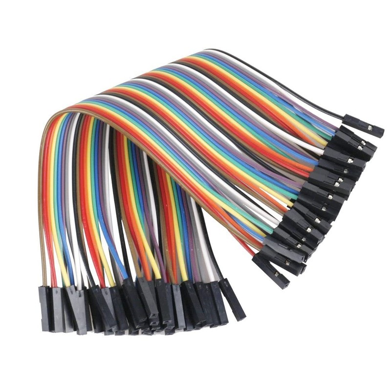KKHMF 3pcs Breadboard Jumper Wire (Female-Female)(10cm) 120pcs