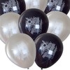 Computer Circuit Balloons (16 pcs) by Nerdy Words (Silver &