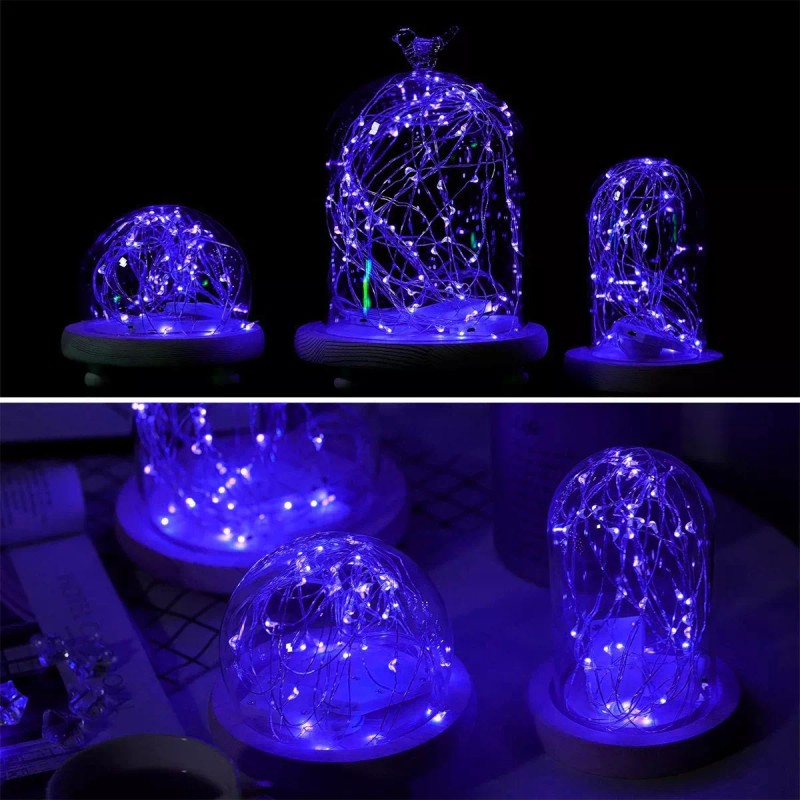 Led Strip 5 Tiras Led Decoracion Adorno Arreglos Serie Pila