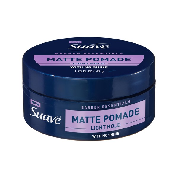 Suave Hair Pomade for Men Barber Essentials Styling, Light Hold