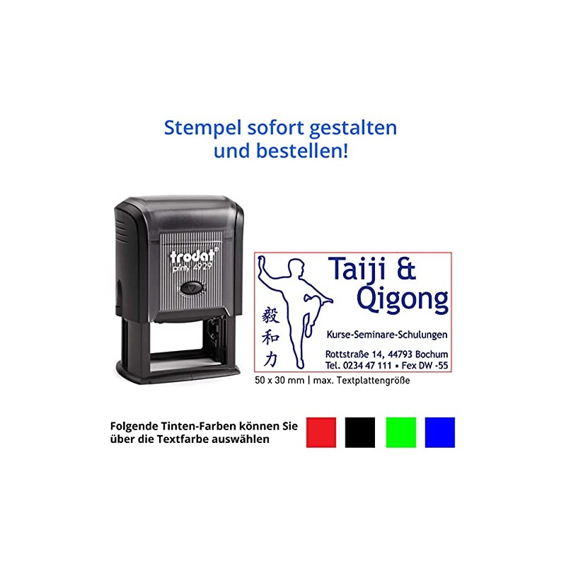 Trodat Printy 4929 Stamp 50 x 30 mm for 8