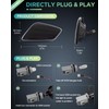 PWOBVZ Amber White Switchback Turn Signal Lights Compatible with Jeep