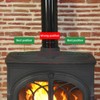 Ailgely Heat Powered Wood Stove Fan 4 Blades,Fireplace Fans Non