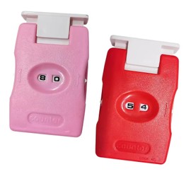 2 Pcs Knitting Counter, Knitting Stitch Counter Stitch Marker Row Counter Stitch Needle Marking Tool Crochet Stitch Counter Knitting Stitch Counter Plastic Knit Stitch Counter for Home DIY Craft