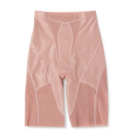 Bias Lift: Pelvic Support Beautiful Posture, Beautiful Legs Mesh Long Girdle with the Power of Naname, multicolor (pink / beige)