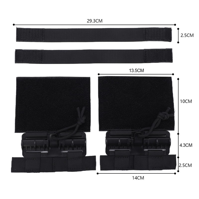 Pack of 2 Plate Carrier Cummerbund, Backpack, Additional Pockets, Plate