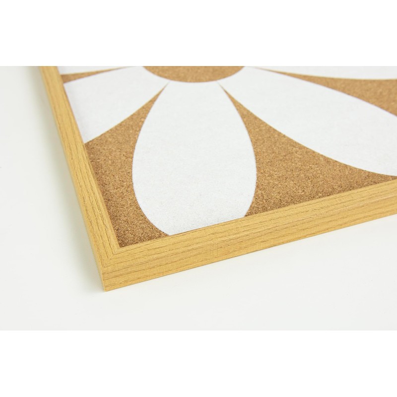 WallPops Daisy White Printed Corkboard, HB6275