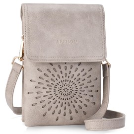 APHISON Small Crossbody Bags for Women Trendy, Leather Crossbody Phone Purses Handbags with Adjustable Strap