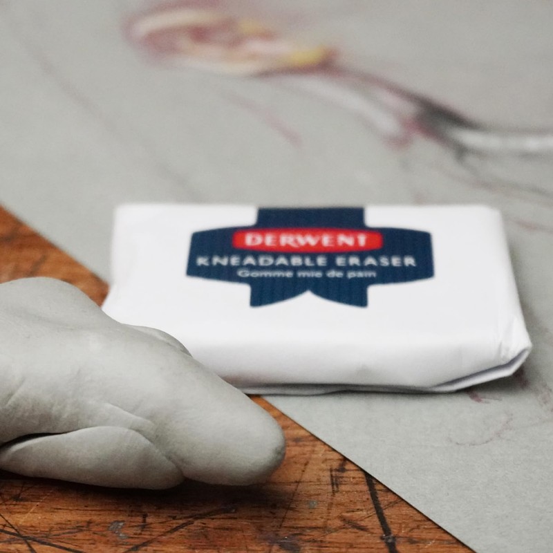 Derwent Kneadable Art Eraser, Mouldable, Ideal For Highlighting & Stippling,