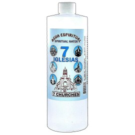 7 CHURCHES SPIRITUAL WATER -7 IGLESIAS AGUA ESPIRITUAL 16 FL. OZ.