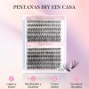 Diy Extensiones Pestañas , Kit De Racimos De Pestañas Mixto
