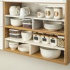 Cabinet Shelf Expandable Organizer Riser Storage Space Saver Stackable for