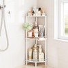 ELYKEN Corner Shower Caddy Standing, 3 Tier Rustproof Metal Shower