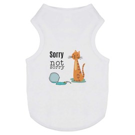 'Naughty Cat With Fish Bone' Pet Dog/Cat T-Shirt (PT00153730)