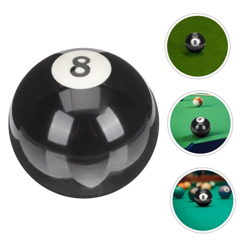 JUMPLAWN Palla da biliardo 8 pezzi numero 8 in resina